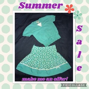 The Children’s Place 2 piece skirt & sweater shirt